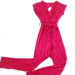 Red Dressy Romper NWOT